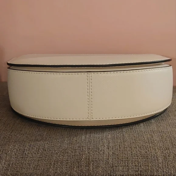 Kate Spade Luna Embroidered Ladybug Straw Crescent Crossbody Bag - Picture 5 of 10